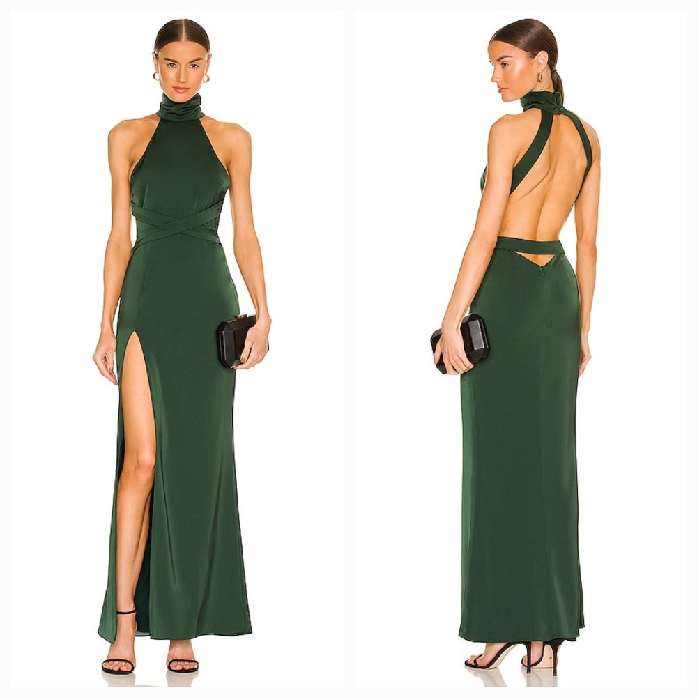 NBD Everett Gown in Green
